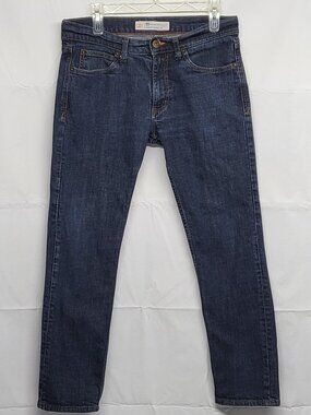 Lee L231 Mens Jeans Modern Series 32 X 28 Slim Fit Tapered Leg Blue Denim Pants
